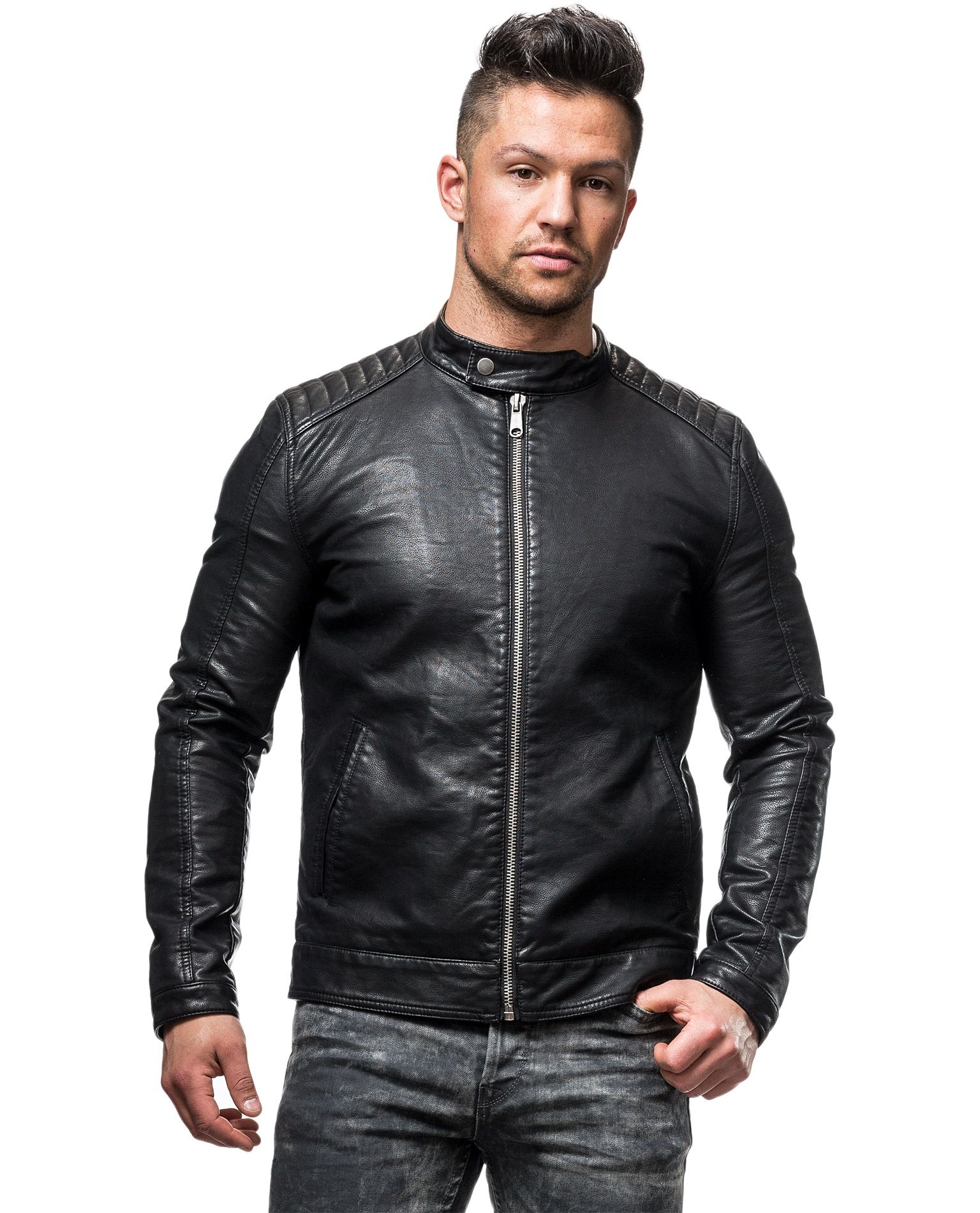James Jacket Only & Sons 157 - Leather Jackets - Jerone.com