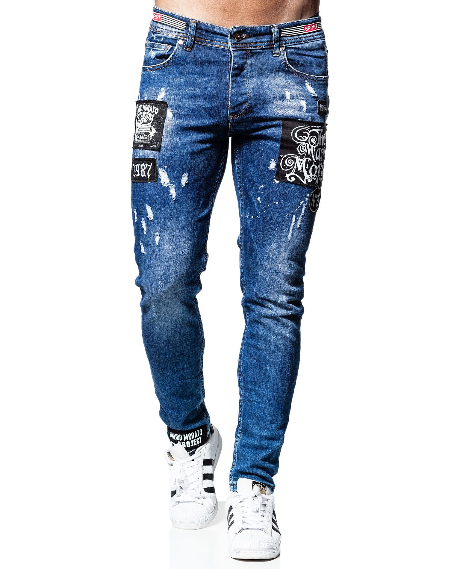 Men's Slim Fit Jean Pants Exclusive Design by Mario Morato