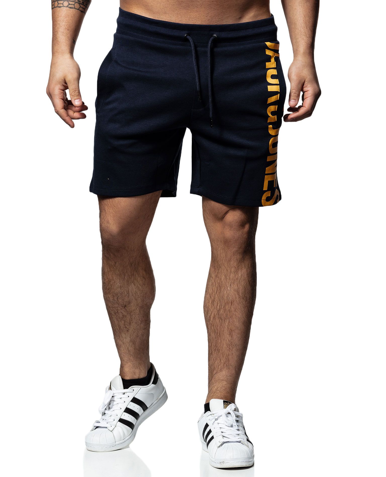 Pops Sweat Shorts Navy Jack & Jones - 6137 - Shorts - Jerone.com