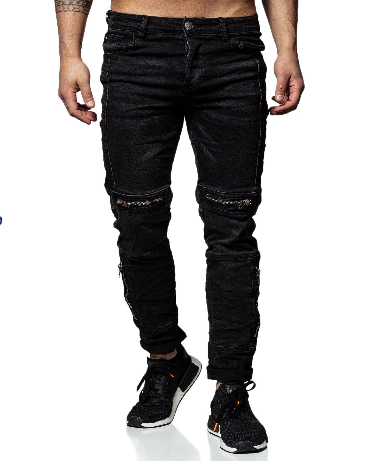 Zipper Dark Jeans L32 Jerone - 1235 - Jeans - Jerone.com