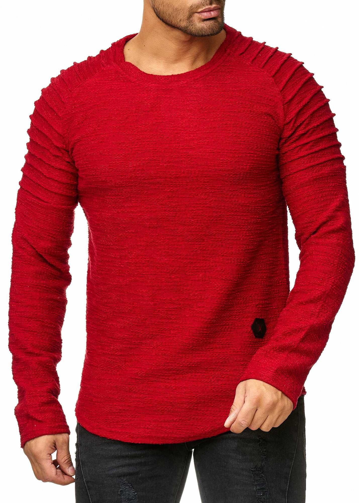 Limitless Red Structure Jerone - 1261 - Long Sleeves - Jerone.com