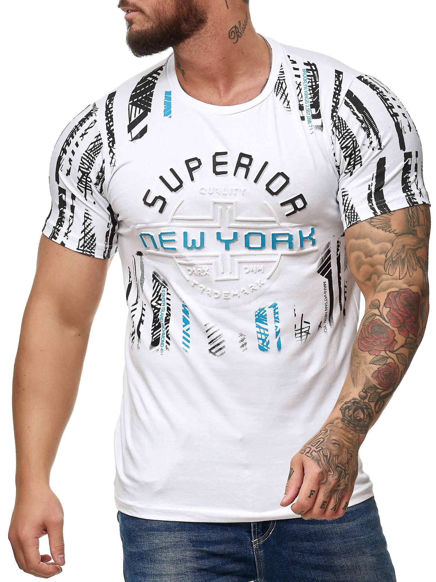 Superior White Jerone - 3380 - Print-T-Shirts - Jerone.com