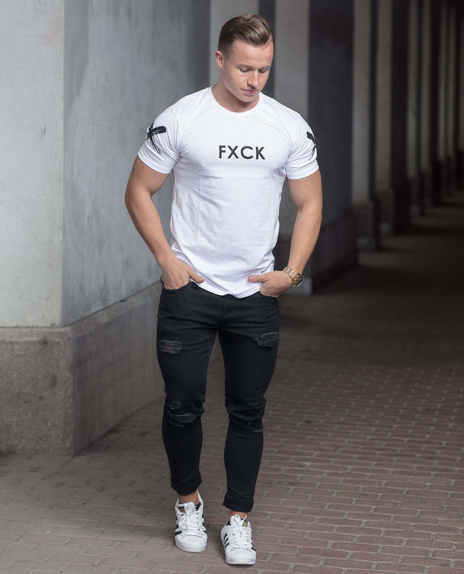 FXCK X White Alan Rust - 2012 - Print-T-Shirts - Jerone.com