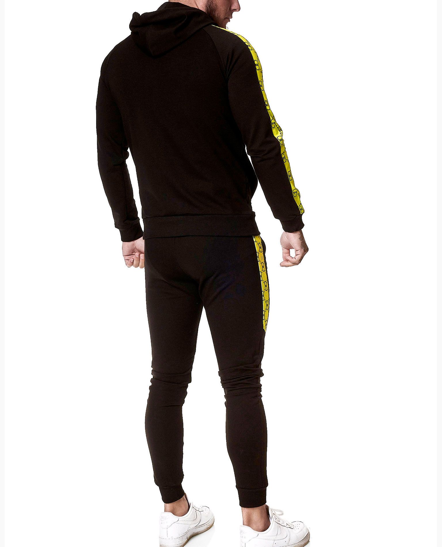 Hoodie And Pants Set 2 Pieces Neon Detail Jerone - 3108 - Tracksuits ...