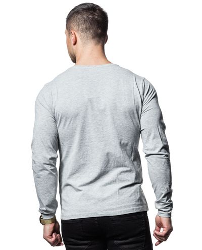 Gray Longsleeve Basic Young & Rich