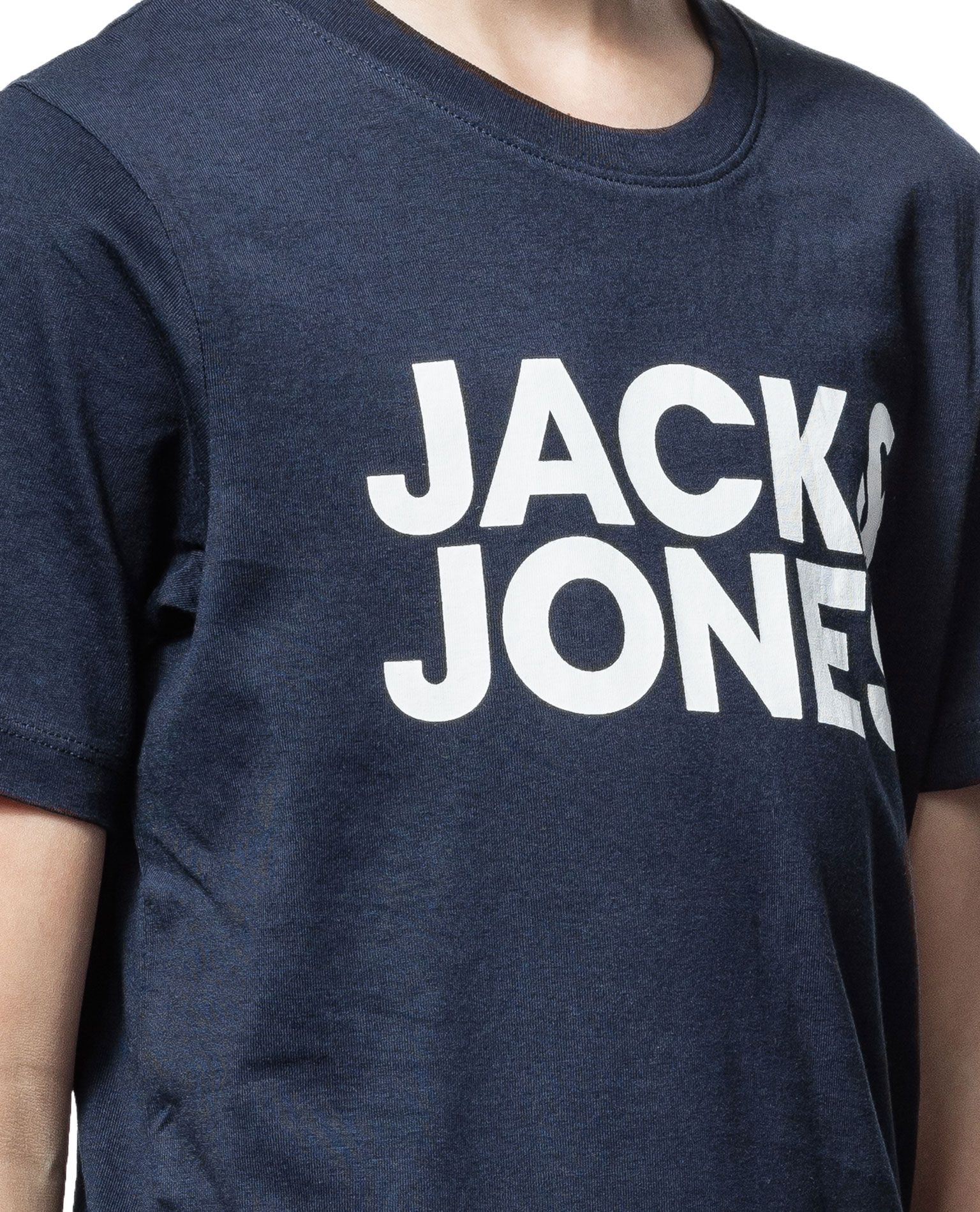 Logo Tee Navy Jack & Jones Junior - Jerone.com