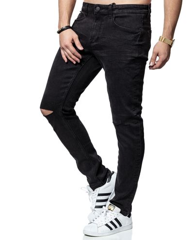 Warp Black Washed Knee-Cut L34 Only & Sons
