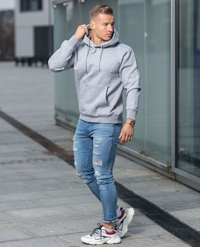 Soft Sweat Hood Gray Jack & Jones
