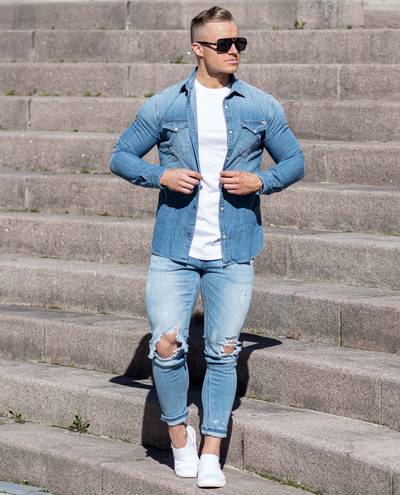 Sheridan Denim Shirt Jack & Jones Sheridan Denim Shirt Jack & Jones