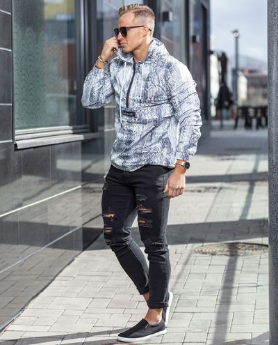 Snake Jacket White Mister Tee