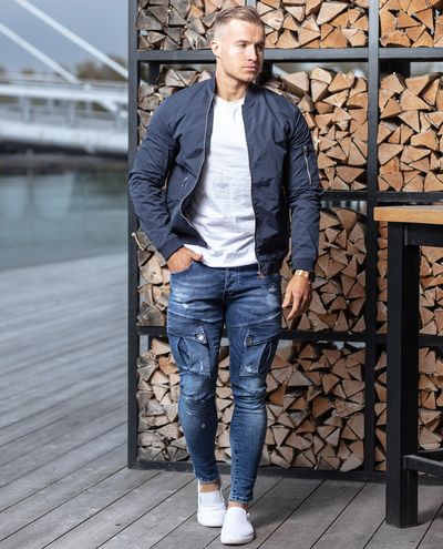 Rush Bomber Navy Jack&Jones Rush Bomber Navy Jack&Jones