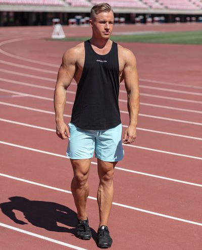 Muscle Tank Top Black ICANIWILL Muscle Tank Top Black ICANIWILL