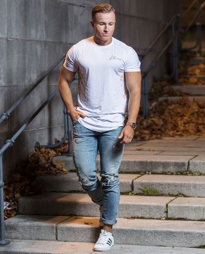 Side Print White Jerone