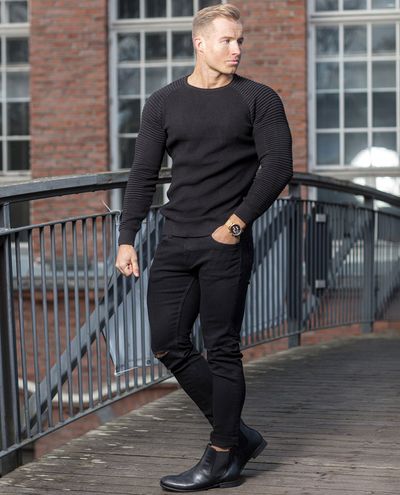 Bryan Knit Black Rusty Neal