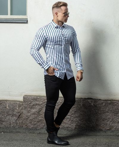 Parma Trend Stripe White Jack & Jones