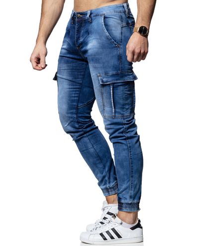 Elastic Cargo Jeans L32 Jerone