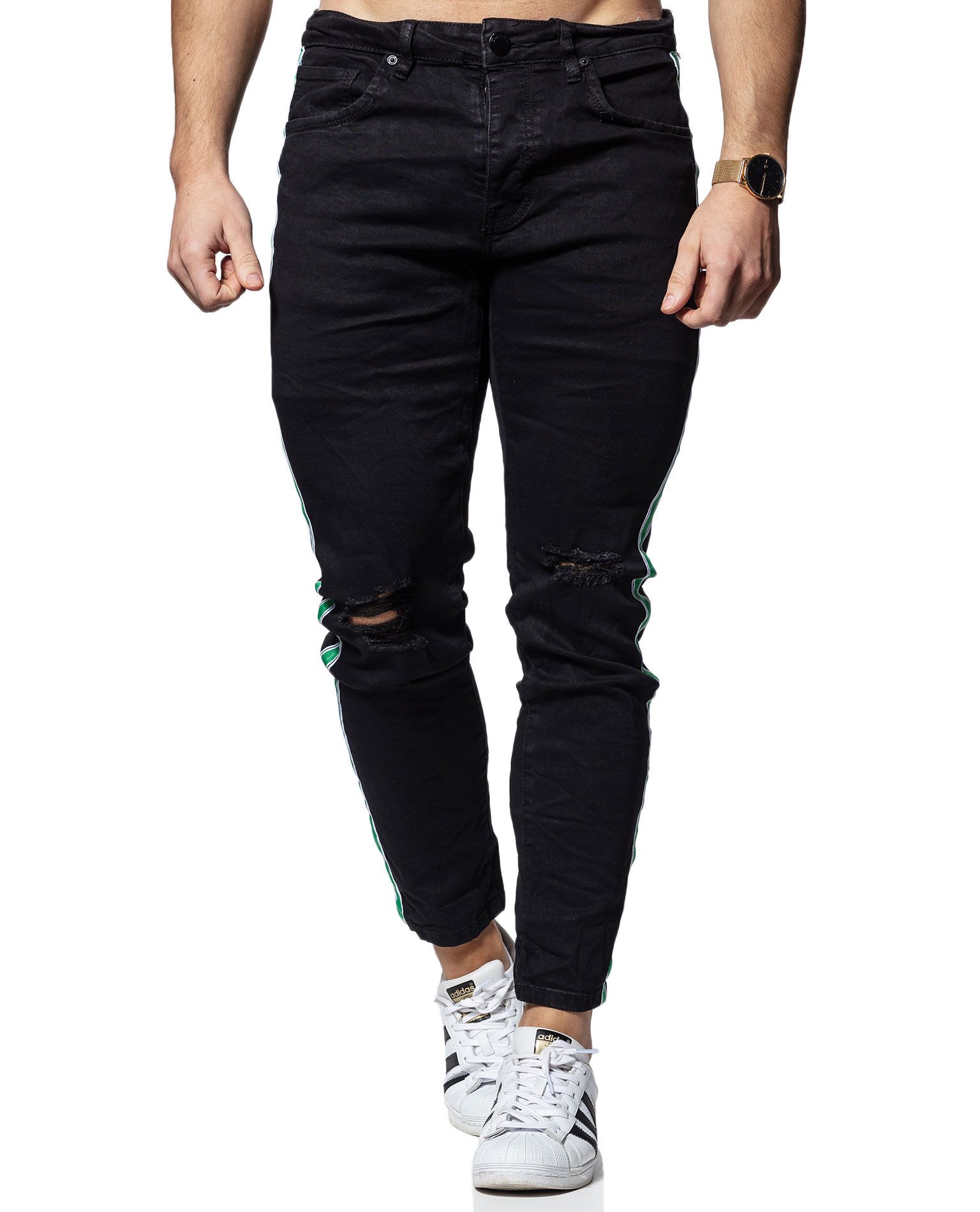 Regular Fit Ripped Mens Scratch Jeans, Black at Rs 470/piece in Mumbai |  ID: 2851895441233