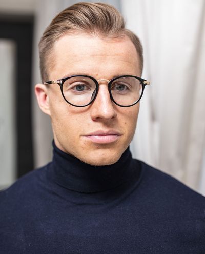 Black Framed Nerd Glasses Jerone