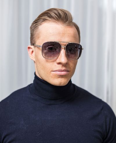 Metal Sunglasses Silver Jerone