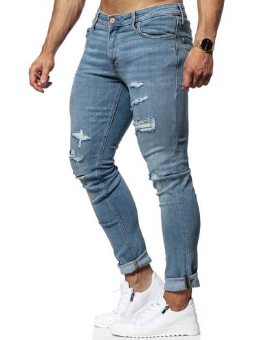 Liam Ripped Blue Jeans L34 Jack & Jones Liam Ripped Blue Jeans L34 Jack & Jones