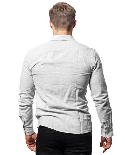 Caiden Linen Shirt Chincilla Only & Sons