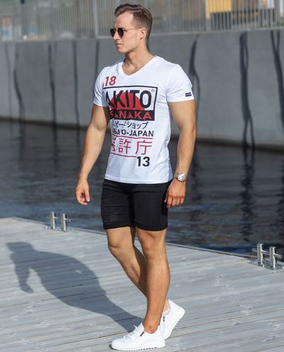 Flash White T-Shirt Akito Tanaka