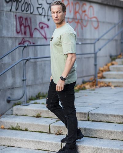 Labeled Green Jack & Jones