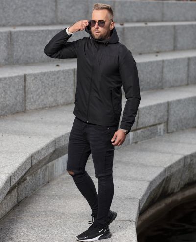 Malik Hood Jacket Black Only & Sons