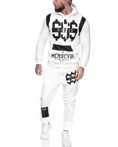 Paris College Suit White 2pieces Jerone