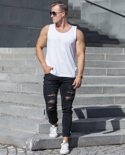Steen White Tank Brandit Steen White Tank Brandit