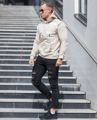Kayn Beige Huppari Adam Walker