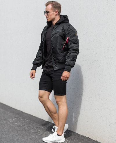Ma-1 Back Print White Black Alpha Industries