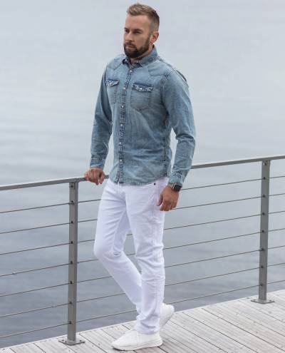 James Denim Shirt Blue Jack & Jones