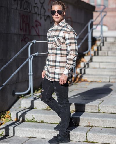 Checked Mountain Shirt Urban Classics