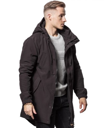 Hall Hood Softshell Parka Black Only & Sons