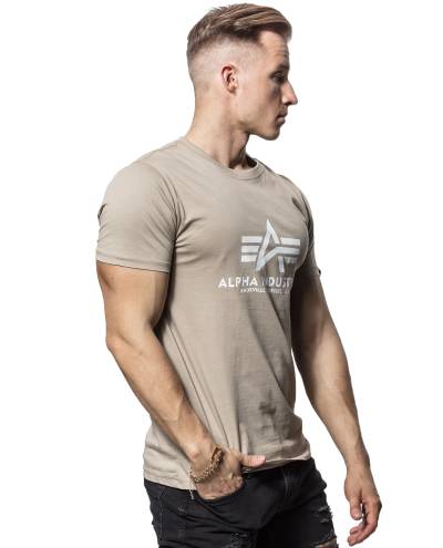 Basic T-Shirt Sand Alpha Industries