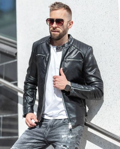 Harley Faux Leather Jacket Jerone