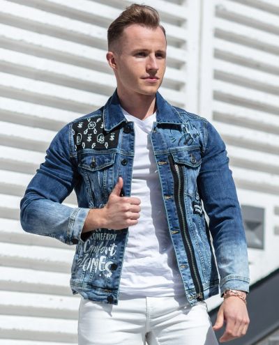 Zones Denim Jacket Blue Jerone