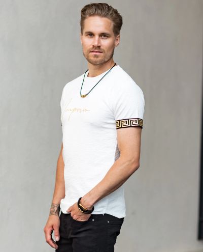 Imperio Golden Details T-Shirt White Jerone