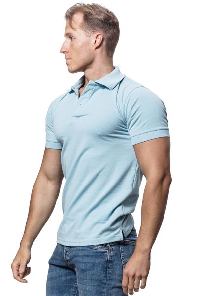 Sky Blue Essential Polo Shirt Jerone