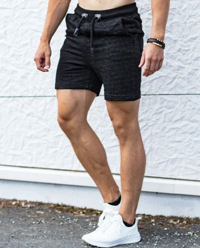 Capo Shorts Black Melange Rusty Neal