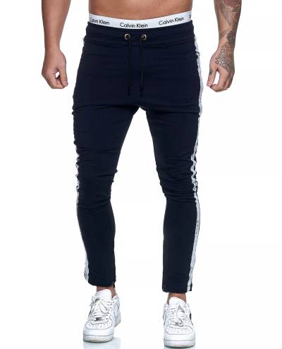 Jacob Navy Pants With Side Stripe Jerone