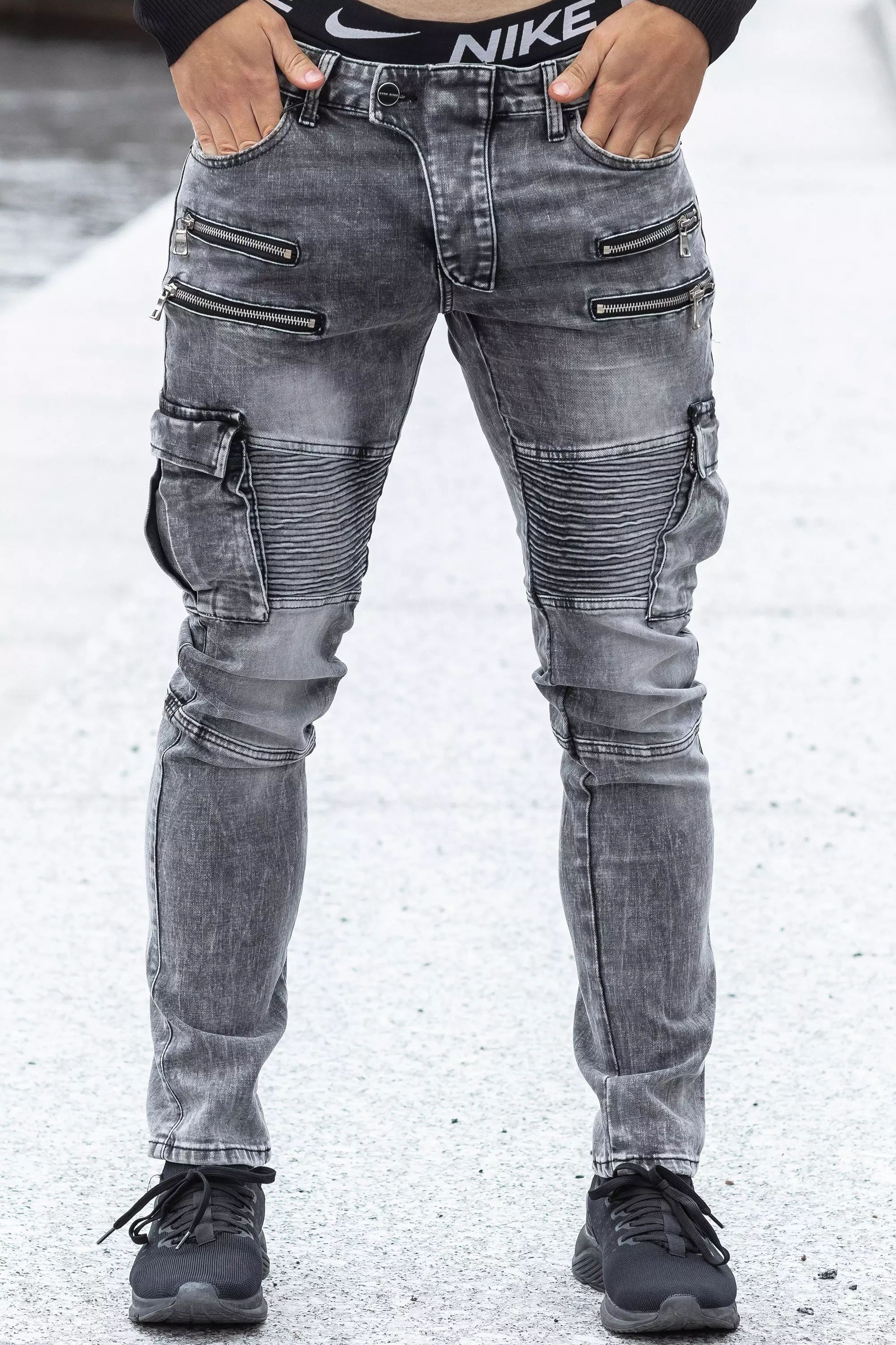 High Waist Pocket Side Wide Leg Jeans | SHEIN IN-saigonsouth.com.vn