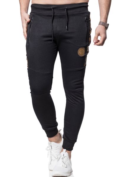 Black Collegepants With Golden Foil Jerone