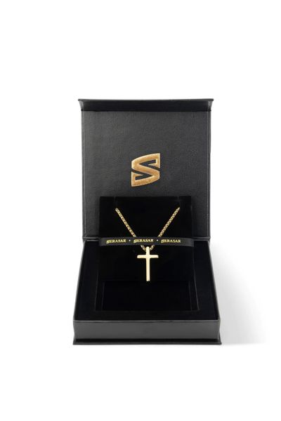 Lord Necklace Stainless Steel Gold Serasar