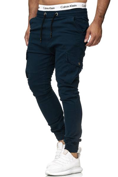 Linus Pants Navy Elastic Street Jerone Linus Pants Navy Elastic Street Jerone