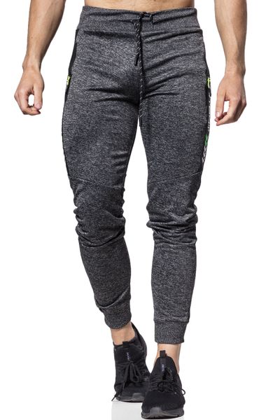 Summer Gray Melange College Pants Jerone