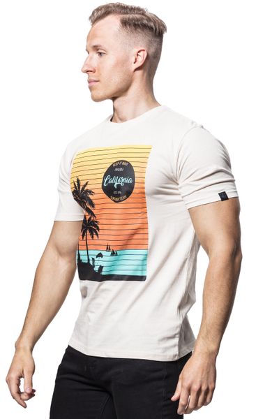 Beige California T-Shirt Jerone