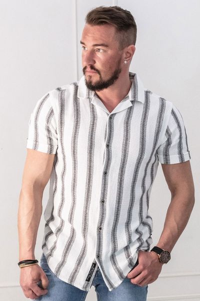 Textured Short Sleeve Shirt CARISMA