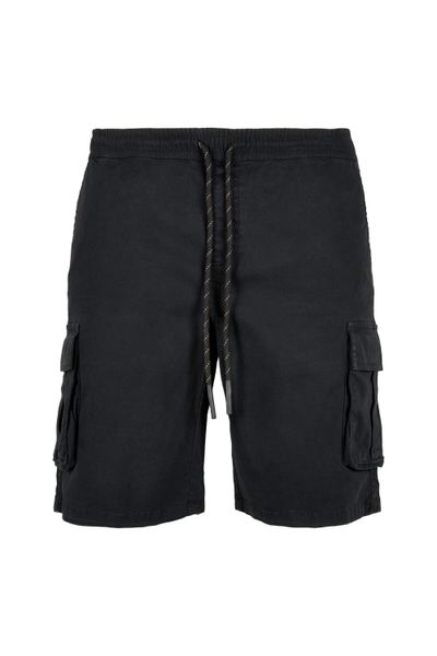 Black Drawstring Cargo Shorts Urban Classics